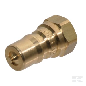 Szybkozłącze wtyczka 1/4" gwint wew. 1/4" NPT z zaworem grzybkowym HNV-M5