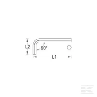 Klucz imbusowy L Gedore, 14 mm | poltechparts.pl