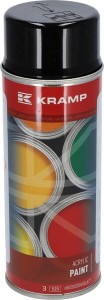 Lakier pasujący do maszyn Kubota, czarny 400 ml