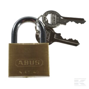Kłódka mosiężna zatrzaskowa Gleichs Abus, 30 mm