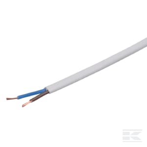 Przewód 2x0.75 mm?, czarny, PCW