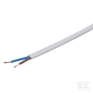 Przewód 2x0.75 mm?, biały, PCW