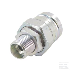 Szybkozłącze płaskie układu hamulcowego VF wtyczka 3/8" gwint zewnętrzny metryczny grodziowy M16x1.5 10L
