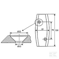 Nóż paszowozu Logifeed | poltechparts.pl