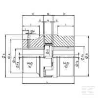 Piasta GG 24 A ? 22H7 wpust 6 mm | poltechparts.pl