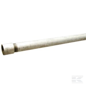 Rura stalowa 1-1/2" 6 m z gwintem i złączką ocynk