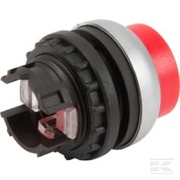 Przycisk podświetlany, czerwony, wysoki | poltechparts.pl