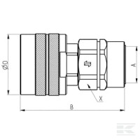 Szybkozłącze skręcane 1/2" gwint panelowy… | poltechparts.pl