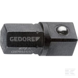 Uchwyt do bitów, krótki 1/4"-1/4"