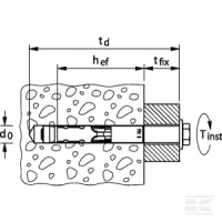 Kotwa o dużej wytrzymałości FH 12/10(2) | poltechparts.pl