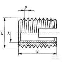 Wkładka gwintująca Ensat, M22 x 30 | poltechparts.pl