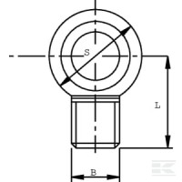 Złącze oczkowe Banjo 1/2" BSP - M18x1.5 1… | poltechparts.pl