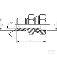 Złącze redukcyjne 5/8" BSP x 5/8" BSP | poltechparts.pl