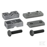 Obejma kpl. ciężka 1x10mm Alu gr. 1 | poltechparts.pl