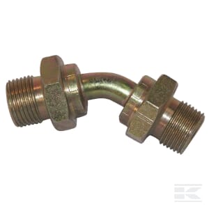 Złącze kolankowe 45° gwint zewnętrzny 1/2" BSP x gwint zewnętrzny 1/2" BSP