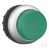 Przycisk podświetlany, zielony, wysoki | poltechparts.pl