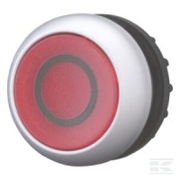 Przycisk wciskany podświetlany, czerwony 0 | poltechparts.pl