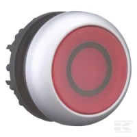 Przycisk wciskany podświetlany, czerwony 0 | poltechparts.pl