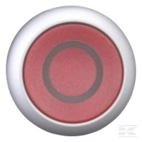 Przycisk wciskany podświetlany, czerwony 0 | poltechparts.pl