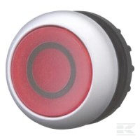 Przycisk wciskany podświetlany, czerwony 0 | poltechparts.pl