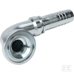 Końcówka NS-DN20 kołnierzowa ? 38.1 mm 90°