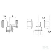 Trójnik TAG21NU | poltechparts.pl