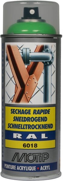 Lakier akrylowy w sprayu, RAL 6018 zielony 400 ml