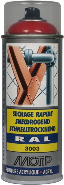 Lakier akrylowy w sprayu, RAL 3003 rubinowy 400 ml