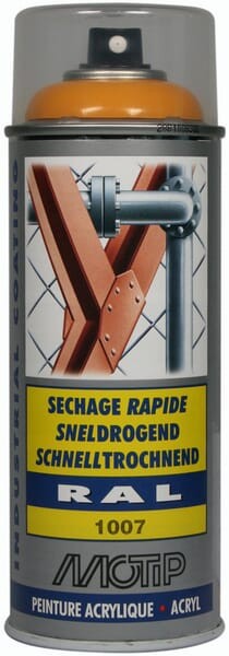 Lakier akrylowy w sprayu, RAL 1007 żółty-narcyzowy 400 ml