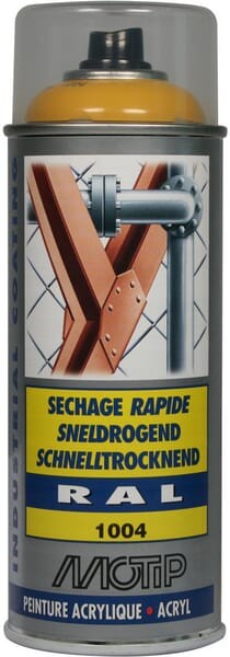 Lakier akrylowy w sprayu, RAL 1004 żółty miodowy 400 ml