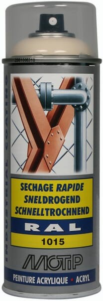 Lakier akrylowy w sprayu, RAL 1015 kość słoniowa 400 ml