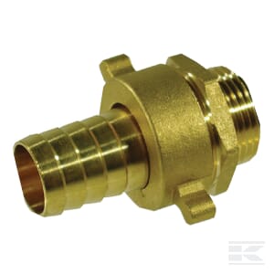 Króciec węża 1-1/2" 3 ele., gwint zewnętrzny 1-1/4"