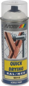 Lakier akrylowy w sprayu, RAL 9010 biały 400 ml