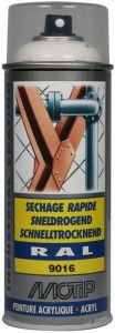Lakier akrylowy w sprayu, RAL 9016 biały 400 ml