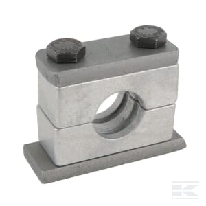 Obejma kpl. ciężka 1x12mm Alu gr. 1