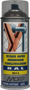 Lakier akrylowy w sprayu, RAL 8014 brązowy 400 ml