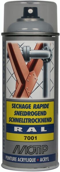 Lakier akrylowy w sprayu, RAL 7001 srebrno szary 400 ml