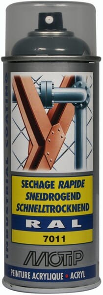 Lakier akrylowy w sprayu, RAL 7011 szary stalowy 400 ml