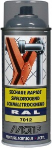 Lakier akrylowy w sprayu, RAL 7012 szary bazaltowy 400 ml