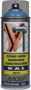 Lakier akrylowy w sprayu, RAL 5012 jasnoniebieski 400 ml