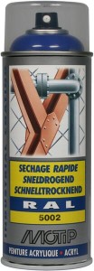 Lakier akrylowy w sprayu, RAL 5002 niebieski 400 ml