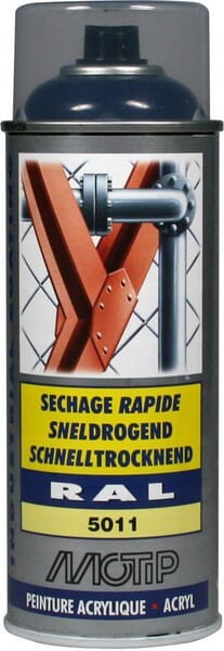 Lakier akrylowy w sprayu, RAL 5011 stalowo granatowy 400 ml