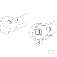 Dźwignia zaworu kulowego 4” stal | poltechparts.pl