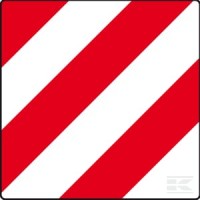 Tablica ostrzegawcza, 423x423 mm | poltechparts.pl