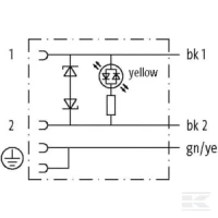 Wtyczka 18mm, kab. 1,5m, PUR/P | poltechparts.pl