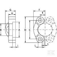 Kołnierz dzielony, SAE 3000 1-1/2" Oleo T… | poltechparts.pl
