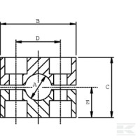 Obejma kpl. ciężka 1x10mm PA gr. 1 | poltechparts.pl