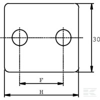 Obejma kpl. ciężka 1x10mm PA gr. 1 | poltechparts.pl