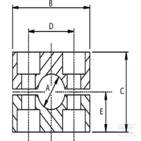Korpus obejmy 1x42mm, PP gr. 5 (5 szt.) | poltechparts.pl