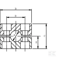 Korpus obejmy 1x42mm, PP gr. 5 (5 szt.) | poltechparts.pl